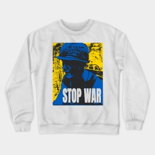 STOP WAR vintage retro style Crewneck Sweatshirt
